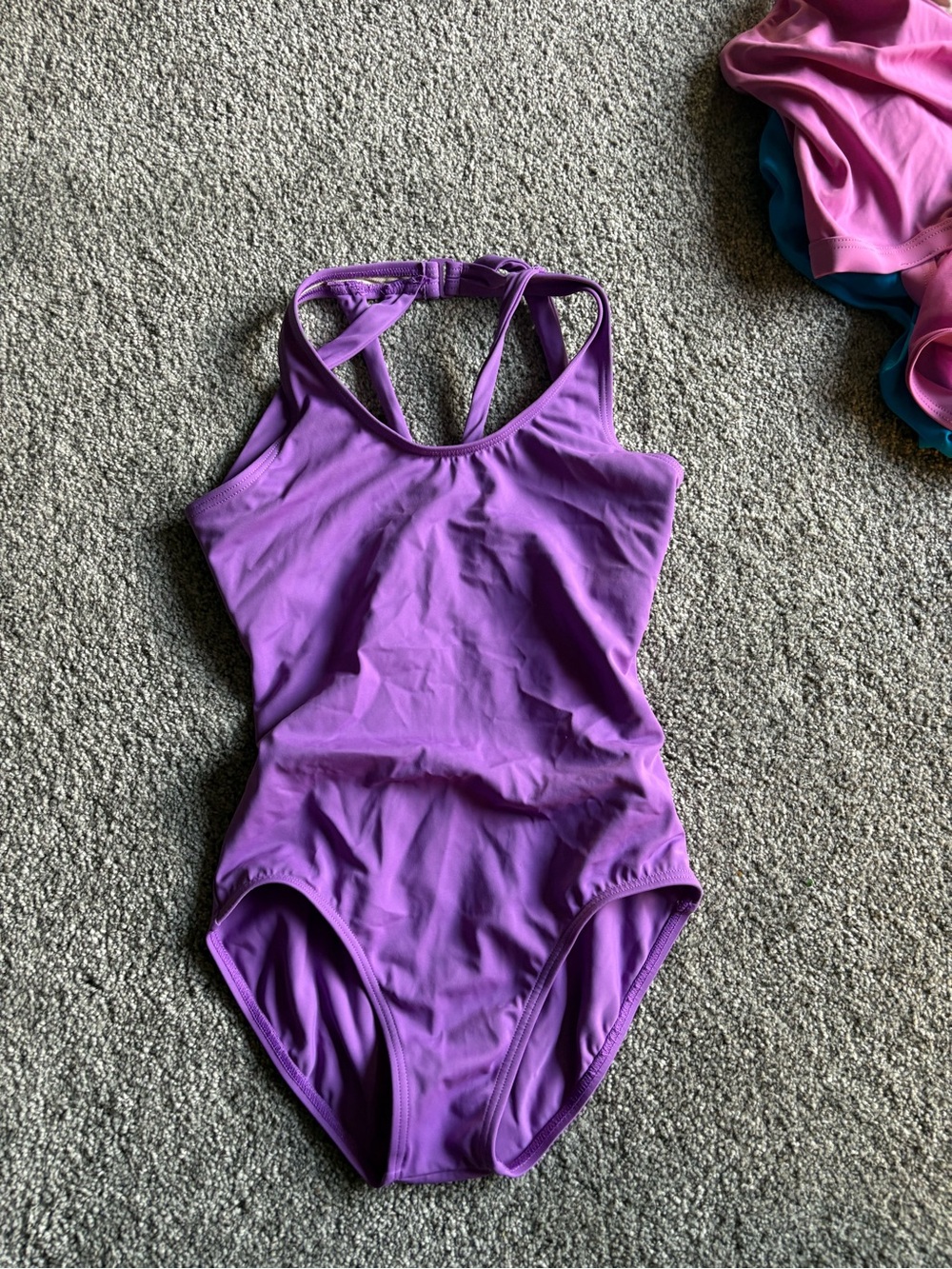 balera Purple Dance Leotard with Racerback
